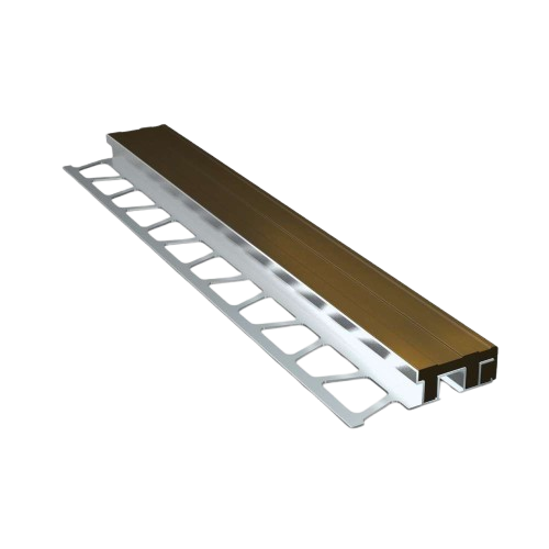 MERDİVEN BASAMAK PROFİLİ LASTİKLİ 2.5 MT KAHVE / 20